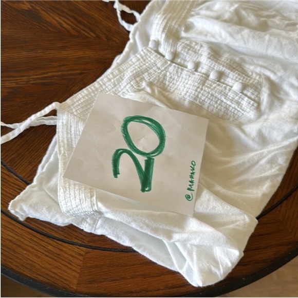 GAP White Camisole with Button Accents - Picture 12 of 13
